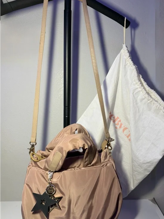 See by Chloe Satin Light Pink Tote Bag with Star Charm and Crossbody strap. - Picture 17 of 17